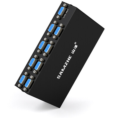 

Shanze SAMZHE HV-628W VGA broadband eight into a high-definition video switcher manual intelligent switch control VGA8 into a shared display converter