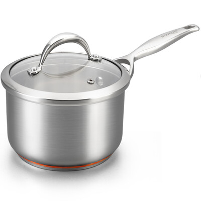 

[Jingdong supermarket] platinum Dili Bodeux royal milk pot 16CM pure copper core hot 304 stainless steel insulation casting handle