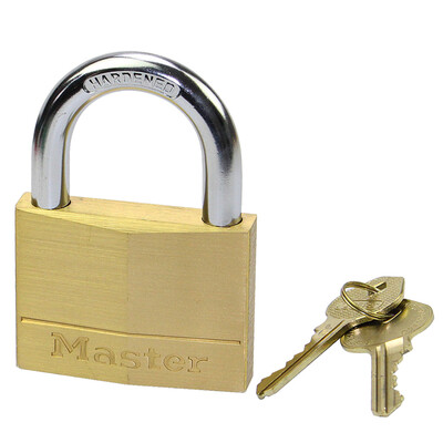 

Master MasterLock Solid Brass Padlock Home Warehouse Door Lock 170MCND