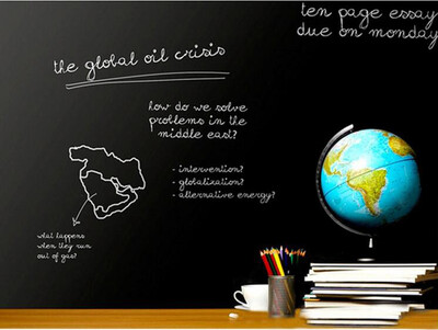 

Chalk Board Blackboard Greenboard Removable Vinyl Wall Sticker Decal Chalkboard 200x45cm 460401