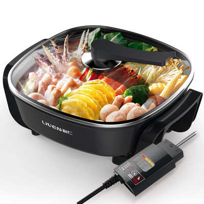 

利仁（Liven）电火锅 家用多功能不粘电热锅电煮锅DHG-T3000FB（黑马电火锅）