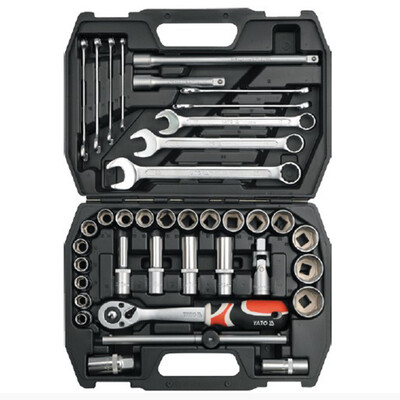 

YTD YATO YT-3876 38pcs set 12 &quotsocket wrench set 38 sets