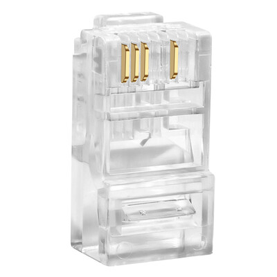 

CNCOB CN-1001-8P4C позолоченный 8P четырехъядерный кристалл головной сетевой мониторинг посвященный 4-жильный кабель кристалл головы инженерных соединений 100 / box