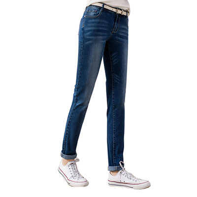 

Yiman INMAN 2017 new wild jeans feet pants female cowboy blue M 1861331201