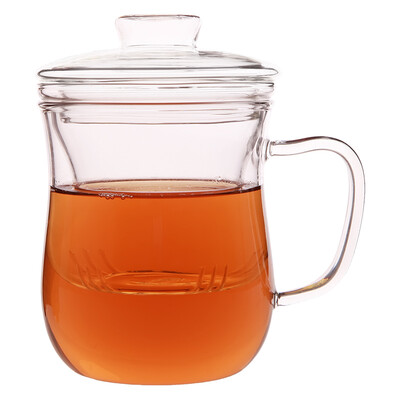 

[Супермаркет] Jingdong Джиахонг Меркьюр пустой серии 350мл термостойкое стекло чашка чая три комплекта стекла через прозрачную крышку G016 стекла