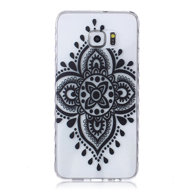 

Black Chinese knot Pattern Soft Thin TPU Rubber Silicone Gel Case Cover for SAMSUNG GALAXY S6 Edge Plus
