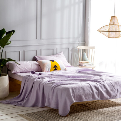 

DAPU (DAPU) был ядром текстильной категории A одеяло хлопчатобумажное трикотажное жаккардовое лето прохладно было вязано голым тонким кондиционером было мелким фиолетовым 150 * 200 см