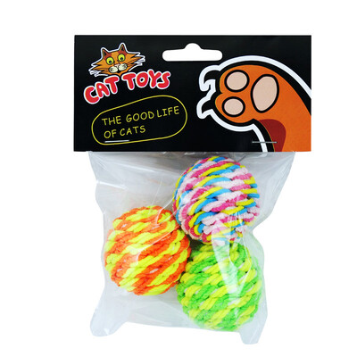 

Tiantianmao Cat Toy Красочный шерстяной пряжи для кота