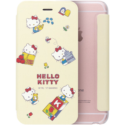 

Плюс отличный HelloKitty серии яблоко iphone8 / 7Plus флип телефон оболочки / защитный рукав милый мультфильм флип кожа молоко Katie
