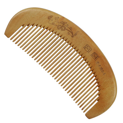 

Дворец юной древесины гребень цвет градиент резные полумесяца антистатические подарочной коробке подарок упаковке LPD8-5