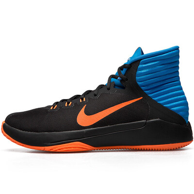 

Nike nike мужская обувь осень и зима новый Prime Hype спортивный высокий, чтобы помочь бороться с баскетбольными туфлями DF 844788-003 черный / ярко-оранжевый / фото синий / темно-серый 42.5