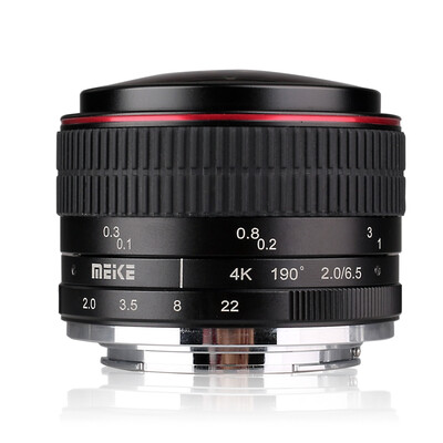 

(Meke) MK-6.5mm F2.0 Sony E-крепление объектива рыбий глаз одного микро Metco ручной фокусировки фокусирующей линзы APS-C