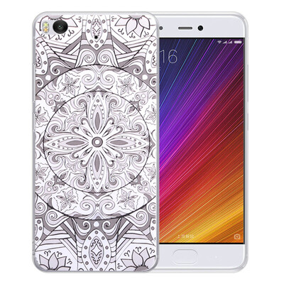

ESCASE millet 5S mobile phone millet 5S mobile phone sets millet phone shell fall soft shell illustration embossed 515 inches Hanting white jade