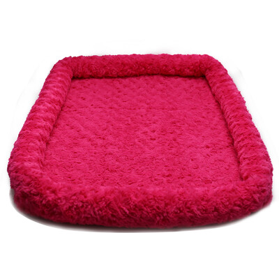 

Day pet cats and dogs teddy bear bear small and medium sized dog rose velvet dog bed T-190 pink purple XL