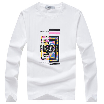 

PLAYBOY T-shirt Men printing Long-sleeved