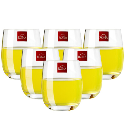 

LONA (RONA) Lead-Free Crystal Cup Straight Cup Whiskey Cup Red Wine Set 6 Pack 250ml * 6