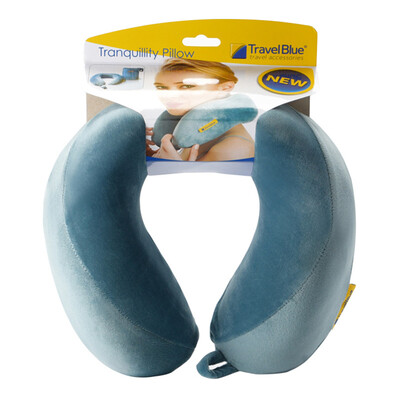 

Blue Travel TRAVEL BLUE Foldable Memory Cotton U-pillow Pillow Pillow High Speed ​​Rail Business Travel Pillow