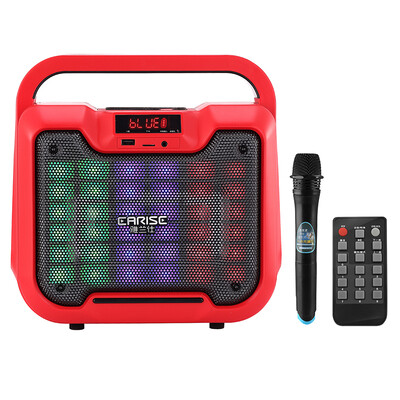 

Yalanshi (EARISE) T7 динамическая светодиодная подсветка портативные колонки управления беспроводной карты дистанционного U дриблинг ленты стереофонический микрофон FM-радио Черный кадриль