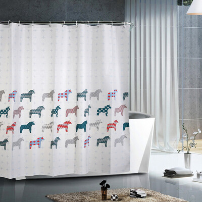 

[Супермаркет] Jingdong премьер Astra (суйат) 5105-003 PEVA утолщения занавеска специальный мягкий и деликатный мягкий занавес / водонепроницаемые плесени 180 * 180см весна пони