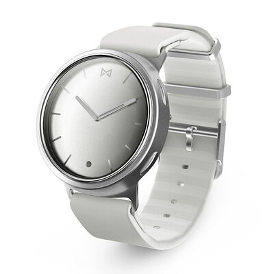 

Misfit Phase Smart Composite Watch Haoyue Серебряный силиконовый ремешок Smart Watch Автоматический монитор Step Monitor Sleep Call SMS Reminder Music Control