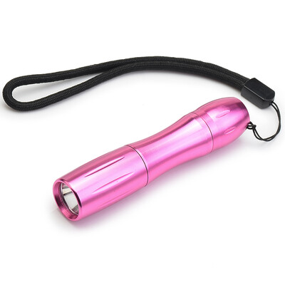 

(DP) Флуоресцентный детектор Pen Purple LED Фонарик Checkout Anti-поддельный Косметика и другие подарочная коробка для обнаружения + ручной канат красный