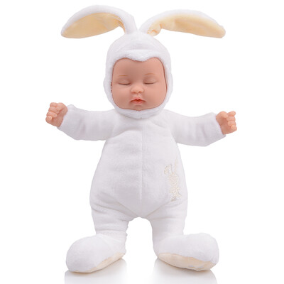 

Бибер (Бибер) Мэн Банни спальные куклы умиротворить куклы плюшевые игрушки куклы моделирования детские игрушки, чтобы успокоить белый