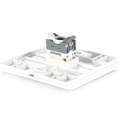 

AMPCOM (AMPCOM) network module to avoid engineering grade gold-plated super five network cable connector white