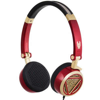 

Edifier EDIFIER H691 Manway Iron Man custom music headset red gold