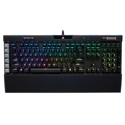 

USCORSAIR K95 RGB PLATINUM mechanical keyboard Symphony backlit black silver axis Jedi begging chicken keyboard