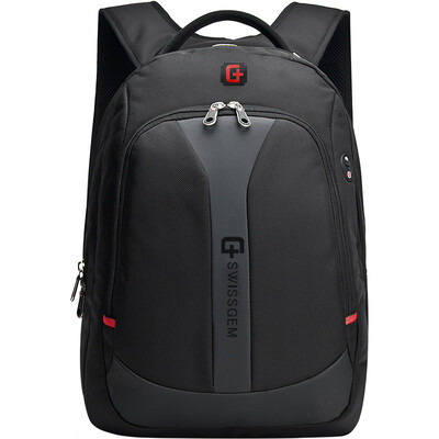 

SVVISSGEM shoulder bag business casual men&women shoulder laptop bag 146-inch bag SA-9666 black