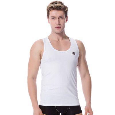 

Jingdong Supermarket Modal vest men&39s elastic body breathable round necked modal cotton backing vest white