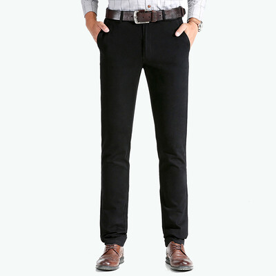 

BEJIROG Flat-Front Slim Tapered Pants