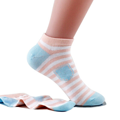 

Jingdong supermarket] Langsha socks male cotton sports socks lovers cute boat socks male 6 double mix color uniform