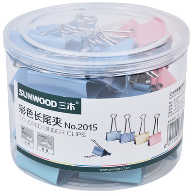 

Miki (SUNWOOD) 2015 19mm color long tail clip / long tail ticket 40 / tube old and new packaging random