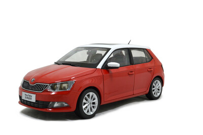 

1:18 scale Skoda New Fabia 2015 diecast model car red