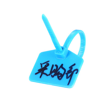 

AMPCOM XLCOM cable nylon cable ties telephone line label sign mark with blue 50