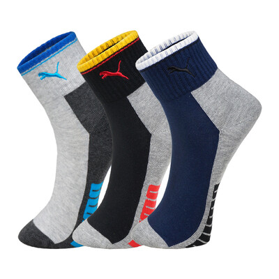 

[Jingdong supermarket] PUMA / Puma socks men's leisure in the tube sports cotton socks 3 pairs of M-2923-3 mixed color