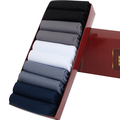 

[Jingdong supermarket] Hengyuanxiang 10 pairs of boxed stockings men's business in the tube socks summer thin paragraph moisture b