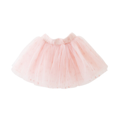 

Cicie children 's clothing girls snowflakes flocking yarn skirt 171014 pink 140