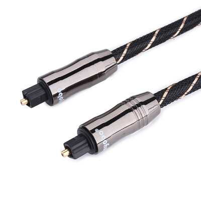 

Cinyobo Fever Digital Optical Audio Audio SPDIF TOSLINK Interface Connector TV Audio Amplifier Fiber Black 1m