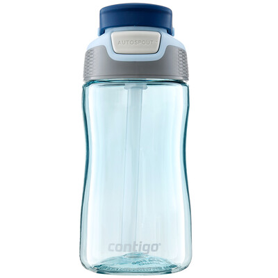 

contigo детский соломенный пластиковый стакан бесплатный мастер 400ML голубой HBC - FRE007