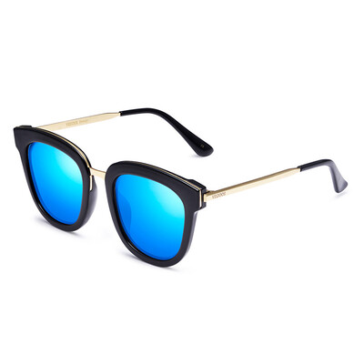 

Wei Gou's (VEGOOS) 9095 polarized sunglasses round box retro tide people sunglasses female models face repair sand through purple box white purple