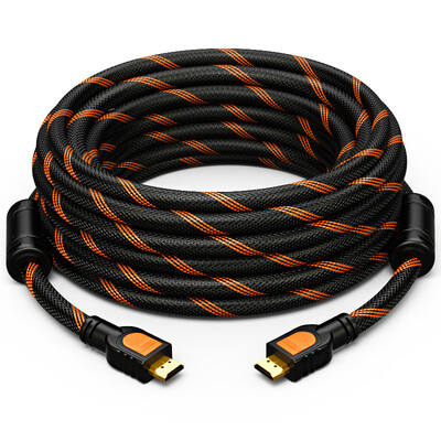 

Shanze (SAMZHE) SM-5515 luxury gold-plated HDMI2.0 version of the digital high-definition line 2K * 4K laptop TV projector display cable 1.5 meters