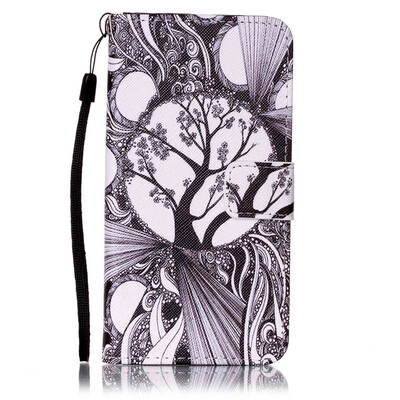 

Tree Design PU Leather Flip Cover Wallet Card Holder Case for SAMSUNG A510