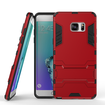 

Красный Slim Robot Armor Kickstand Ударопрочный жесткий корпус из прочной резины для SAMSUNG GALAXY Note 7
