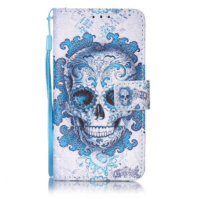 

Ghost Design PU Leather Flip Cover Wallet Card Holder Case for SAMSUNG A310
