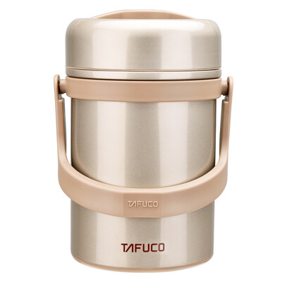 

Высокая Taifu (TAFUCO) из нержавеющей стали T-2602 изоляции коробки охладителя 304 тепла в горшок 2.0L шампанское золото подарочные портативные блюда инкубированных подарочной упаковке
