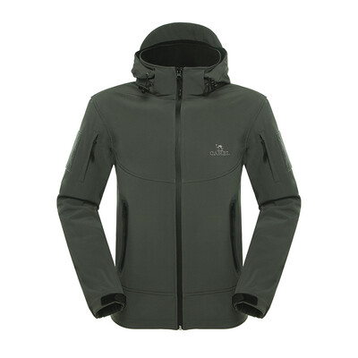 

Camel (CAMEL) наружная пара флис мягкая оболочка одежда мужской 2F14025 серый M