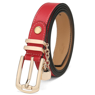 

St Paul&39s Lady Belt Fashion Decorative Needle Buckle Women&39s Red Belt Women&39s Trousers Belt WKH13-03315H Red