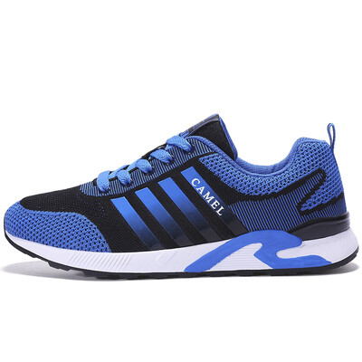

Camel (CAMEL) спортивная обувь мужская кроссовки нескользящий воздухопроницаемый A712384015 черный / голубой 44